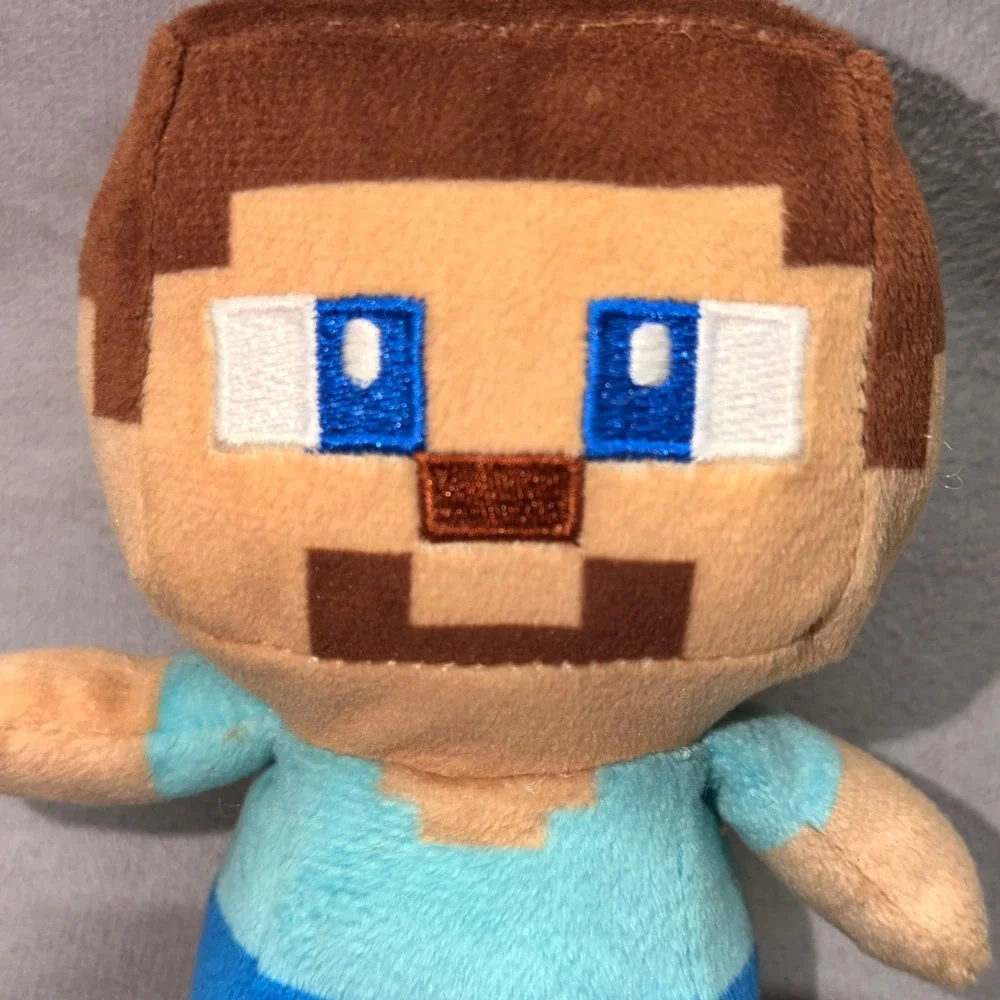 Minecraft Steve Plush Toy Official Mojang Jinx 7‎ inch Plushie